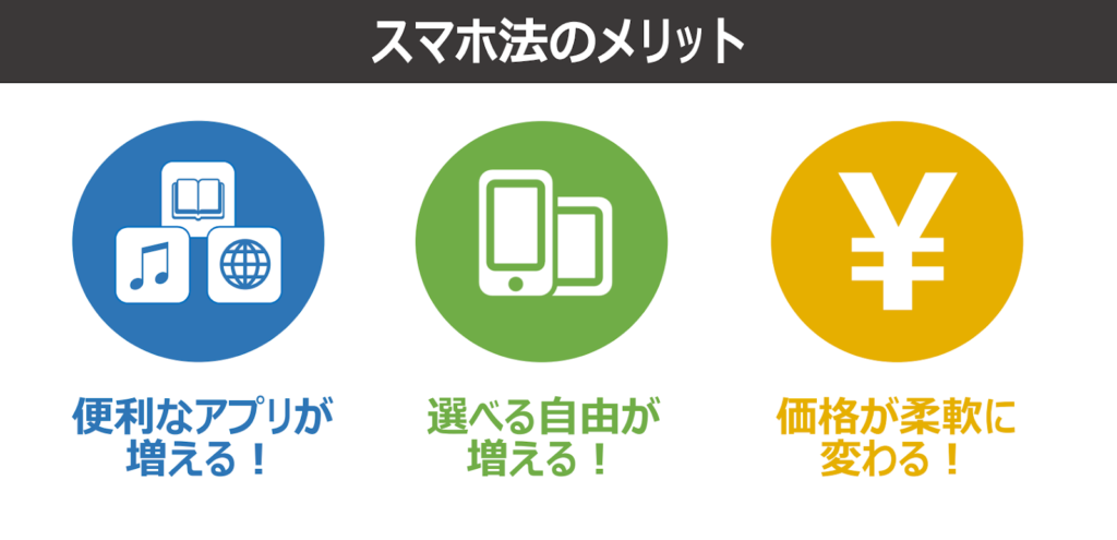 スマホ法のメリット