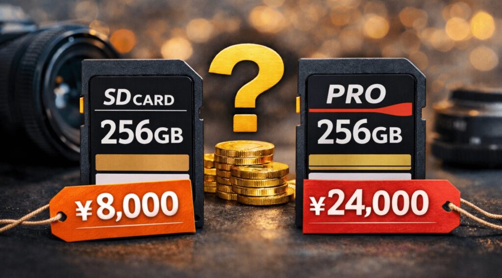 同じ容量なのに値段が３倍？SDカードの値段の違いは何で決まるのか